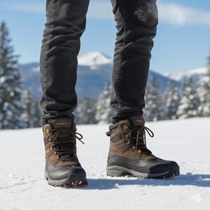 Size 15 Men’s NEW WOT Windriver T Max Heat brown black waterproof/ Winter/Hiking